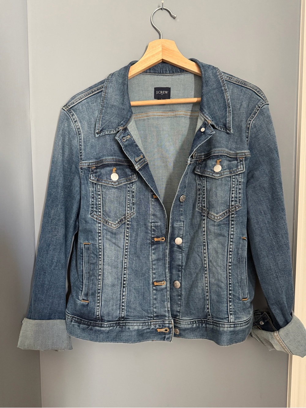 J. Crew Light Blue Denim Jacket - Women's Jean Jacket